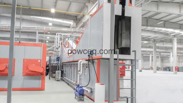 tunnel powder coating oven