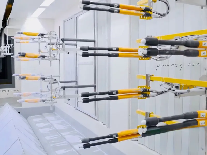 Powder coating equipment and industrial spray booth