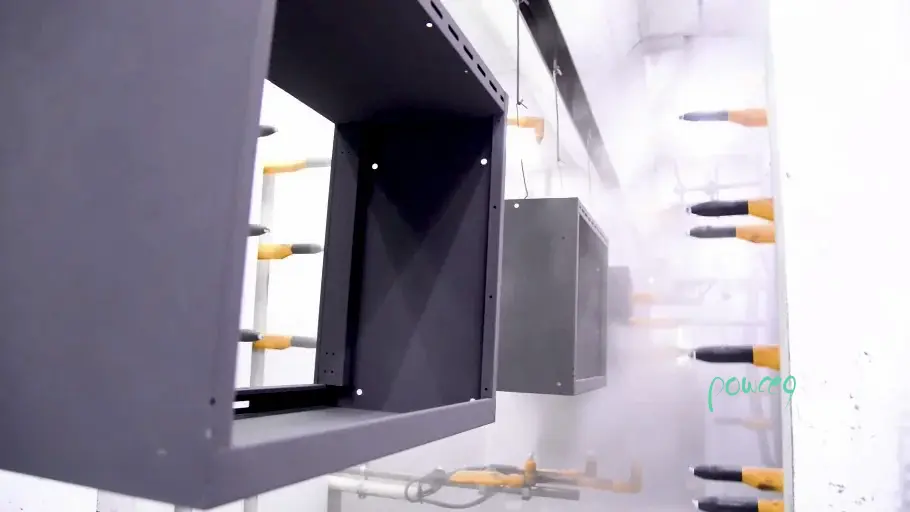 Aluminium profile coating line