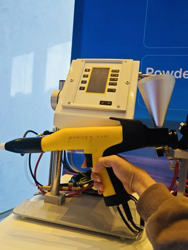 Manual powder coating spray gun Manual powder coating spray gun system for industrial coating applications